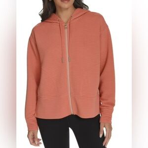 ✨ DKNY Tech Ottoman Zip Hoodie Jacket ✨